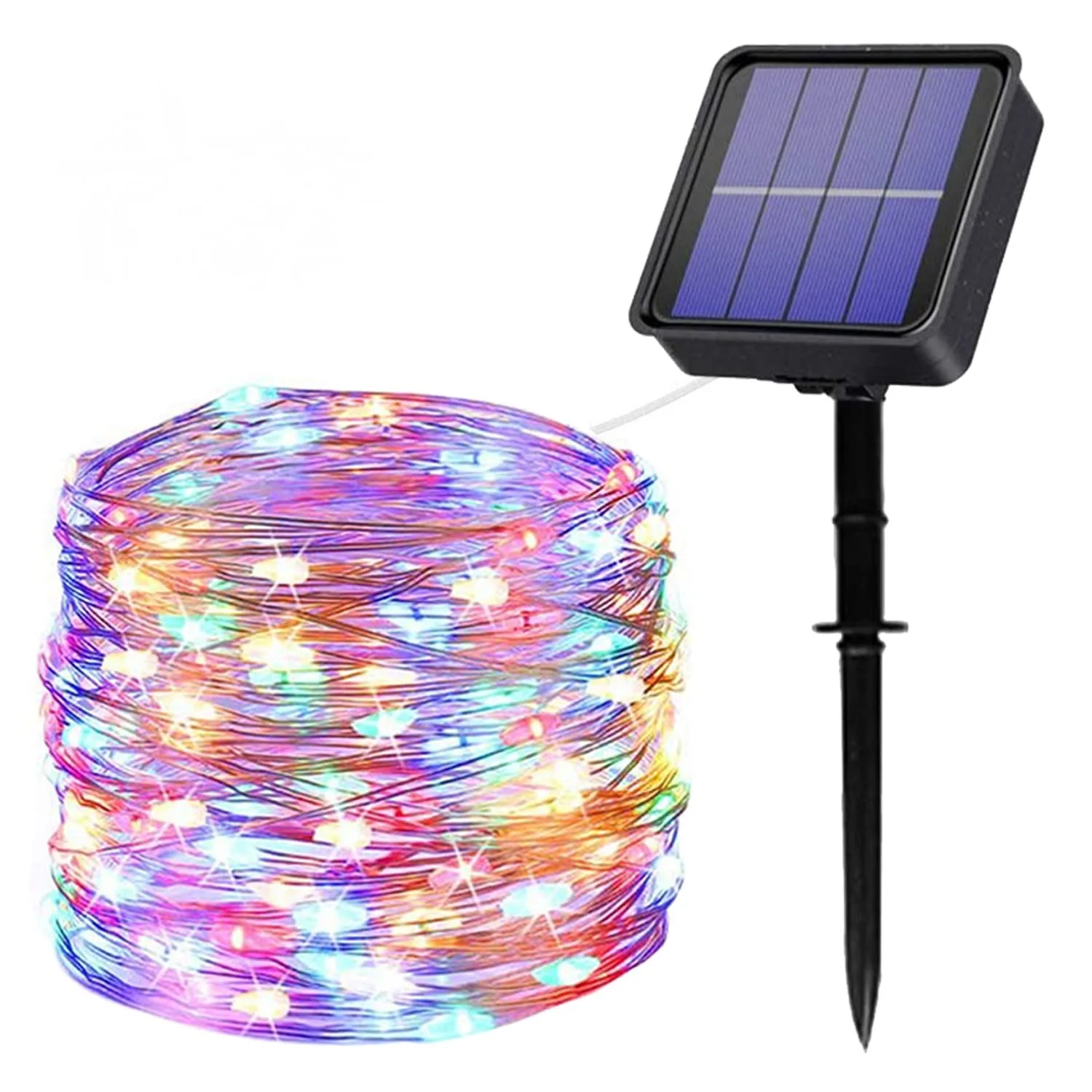 Lezonic Solar Fairy Lights Outdoor Waterproof,240LED Solar Garden Light Waterproof 26M/85Ft 8 Modes Outdoor Copper Wire Solar Fairy Lights Patio Decor Lights,Yard,Porch Hanging Lights(Colored)