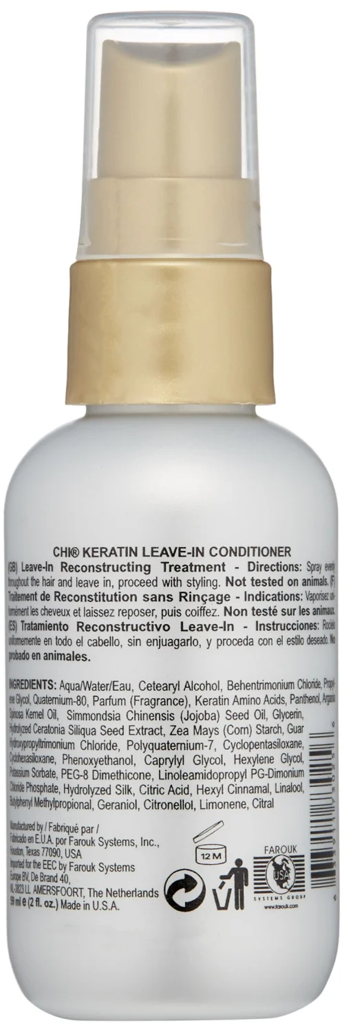 CHI Keratin Leave-In Conditioner, 2 Fl Oz