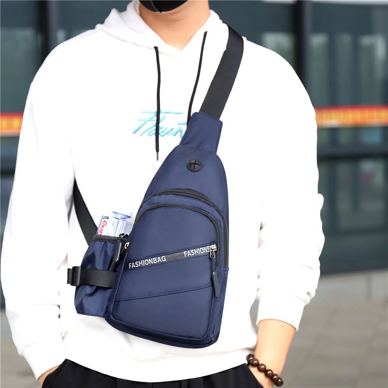 Men's Casual And Fashionable Chest Bag Portable And Breathable