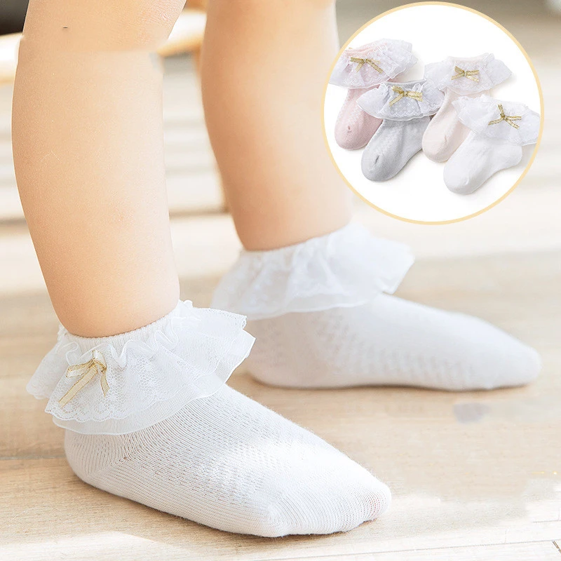 Children's Socks, Baby Girls, Lace Socks, Baby Socks