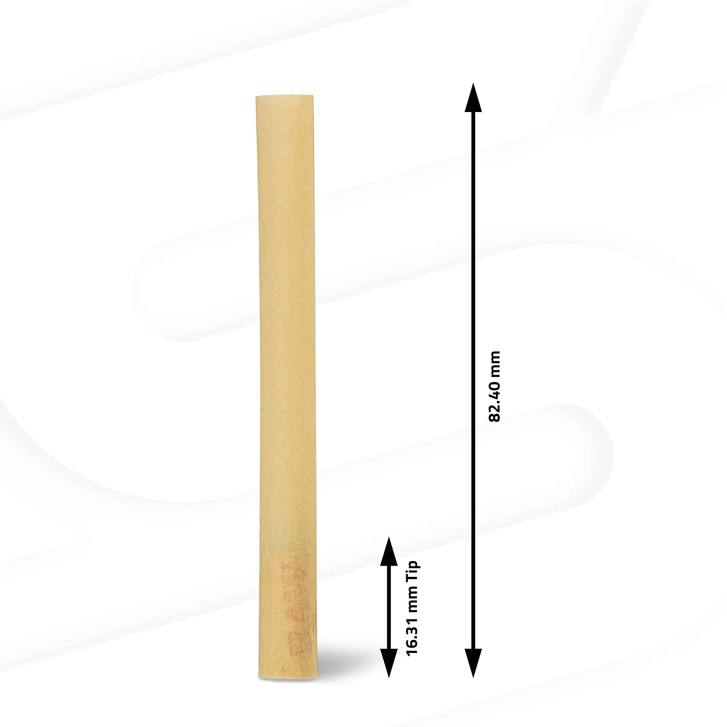 RAW Classic Pre-Rolled Papers 84mm Packed Inside a RAW Metal Tin Container with Packing Tubes | 20 Pack |