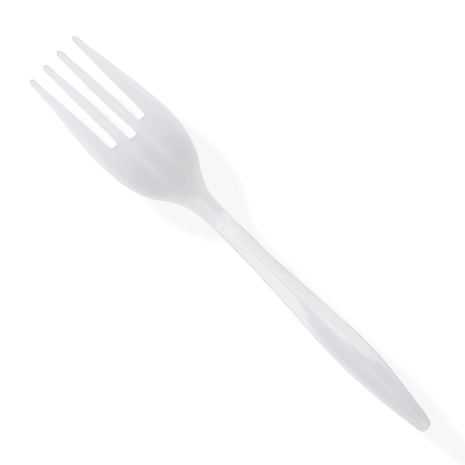 Pantry Value 400 Light-Weight White Disposable Plastic Forks (Formerly Comfy Package)