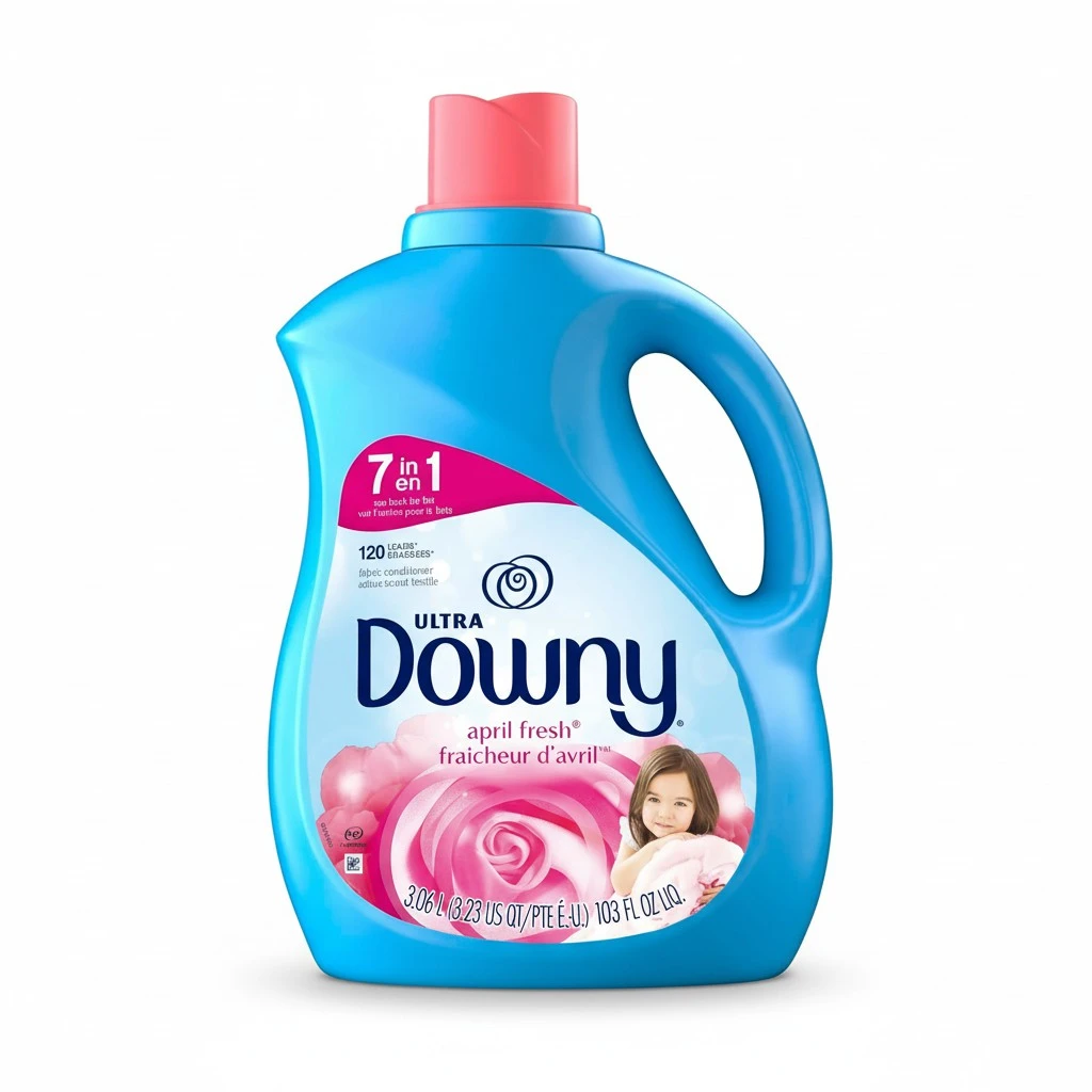Downy Ultra Laundry Fabric Softener Liquid, April Fresh Scent, 120 Loads