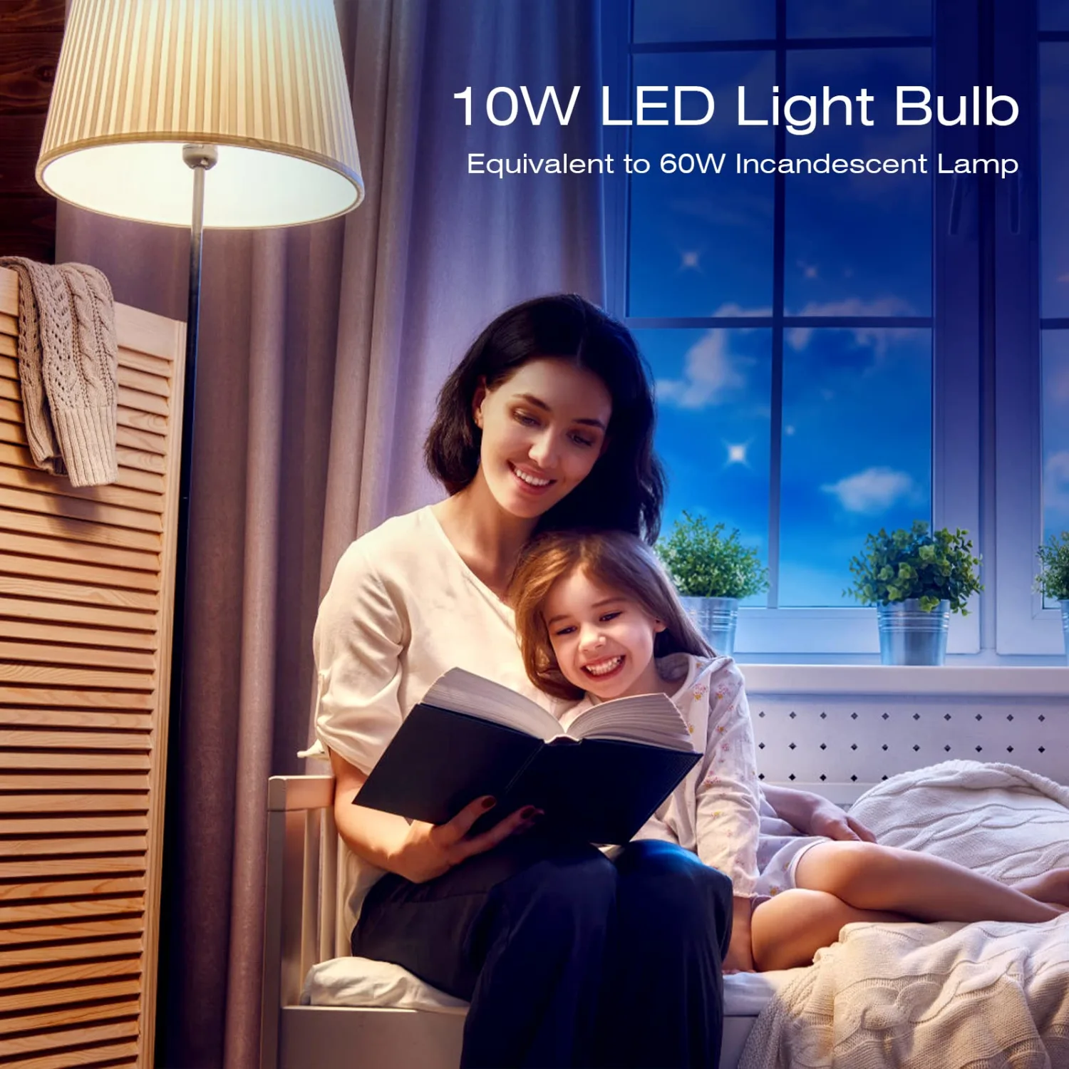 Christmas LED Color Changing Light Bulb, 900LM Dimmable E26 10W (60W Equivalent) RGBW, Mood Light Bulb with Timing Remote, 120 Colors Screw Base Lights for Home Decor, Bedroom, Stage, Party