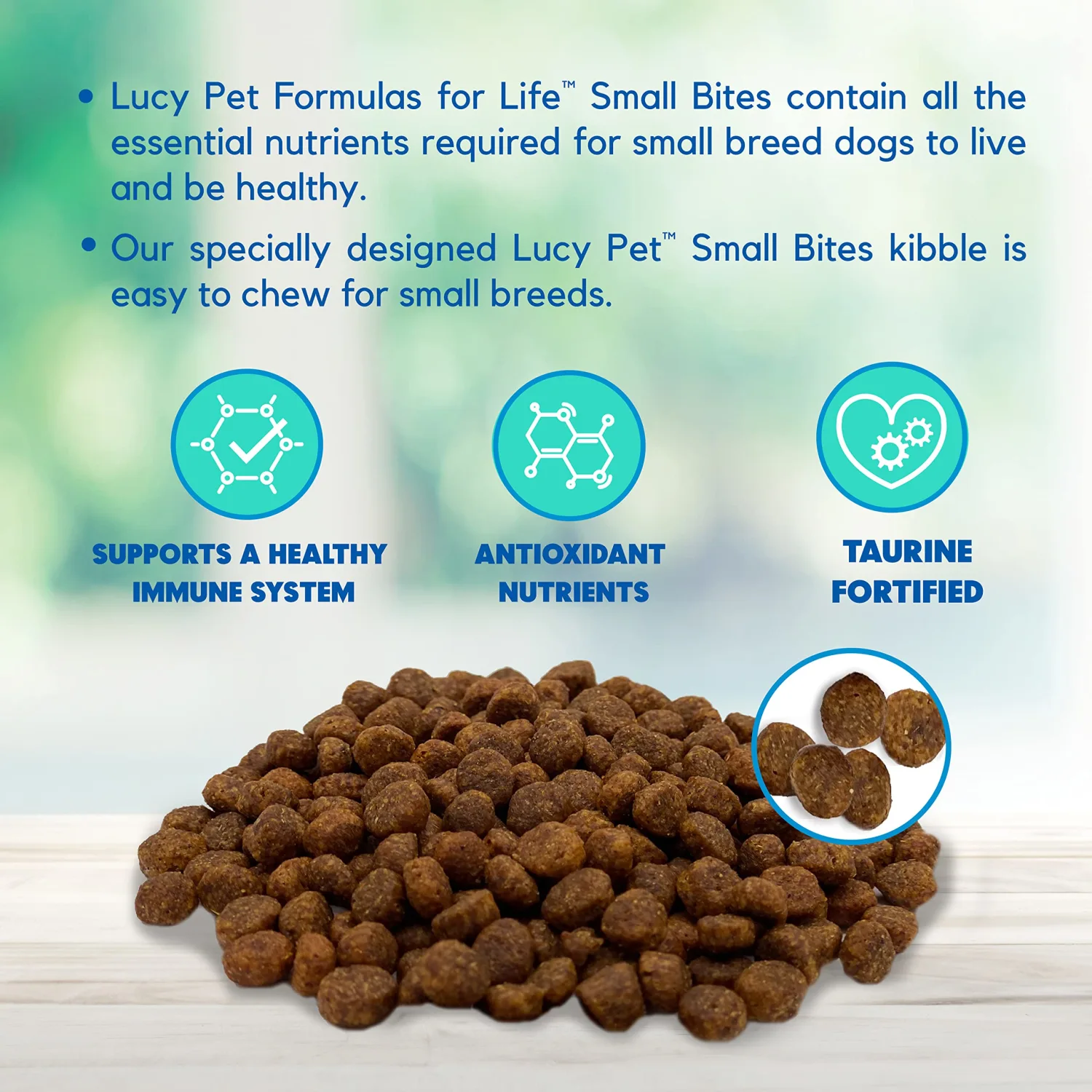 Lucy Pet Products Salmon, Pumpkin & Quinoa Small Bites for Dogs 4.5lb 100600033