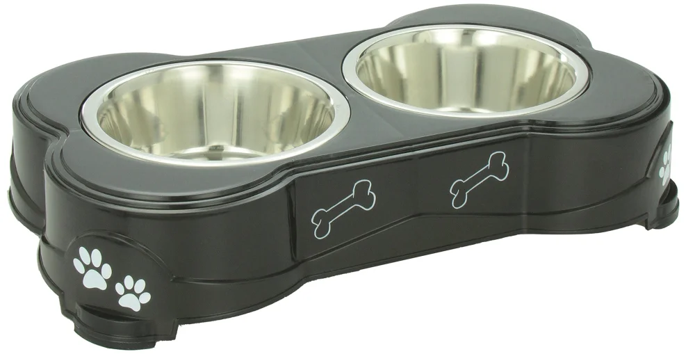 Loving Pets Dolce Diner Dog Bowl, Medium, Espresso