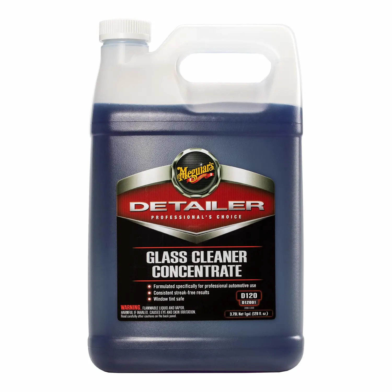Meguiar's D12001 Glass Cleaner Concentrate, Car Window Cleaner for a Crystal Clear View - 1 Gallon Container, 128 Fl Oz (Pack of 1)