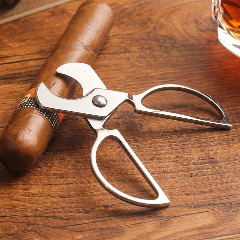 Men's Metal Stainless Steel Portable Cigar Scissors