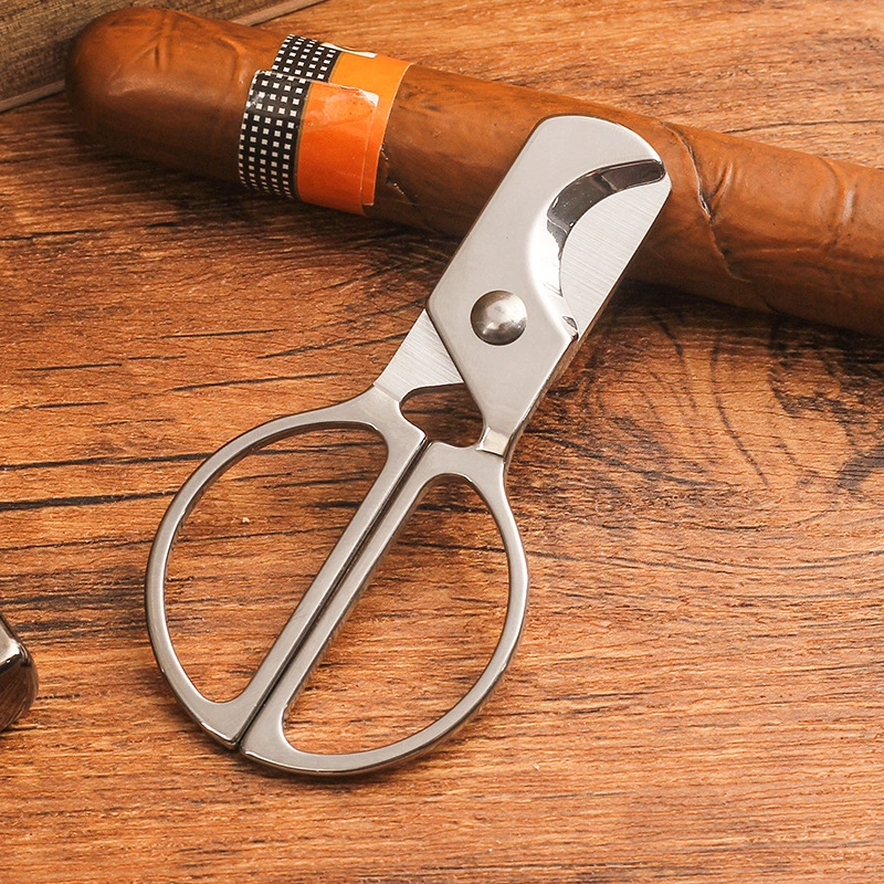 Men's Metal Stainless Steel Portable Cigar Scissors