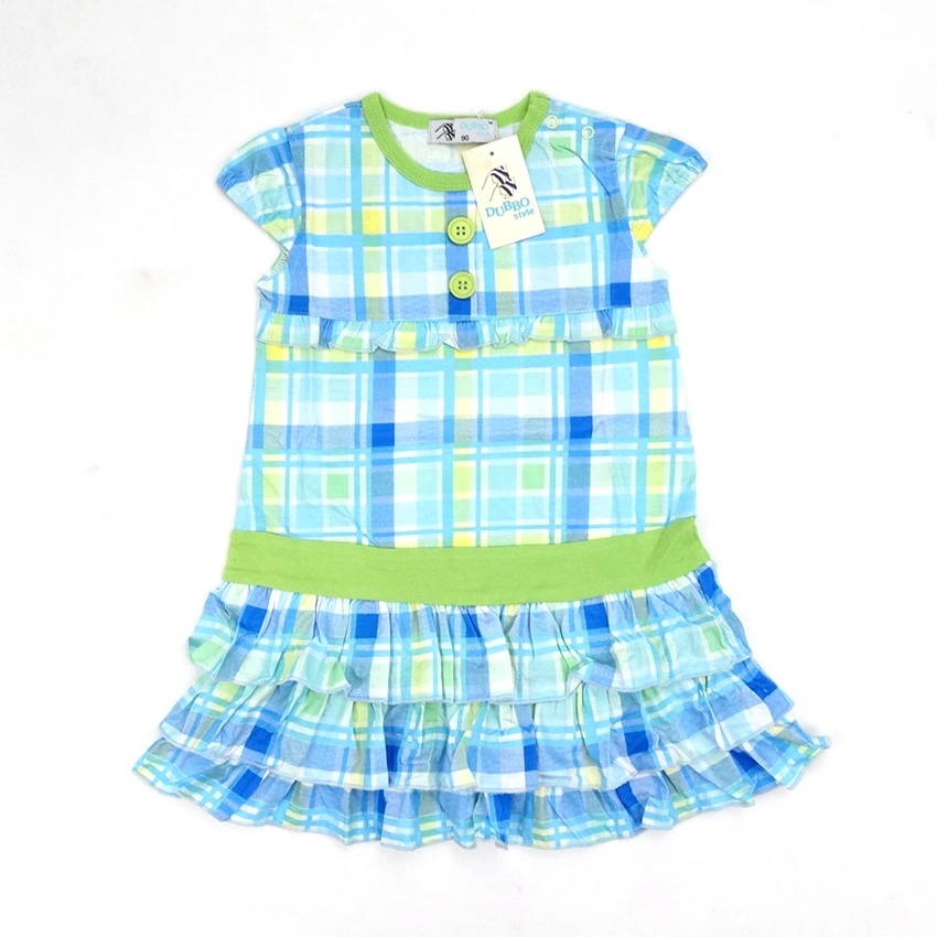 Women's Infant Baby Infant Short-sleeved Cotton Round Neck Dress