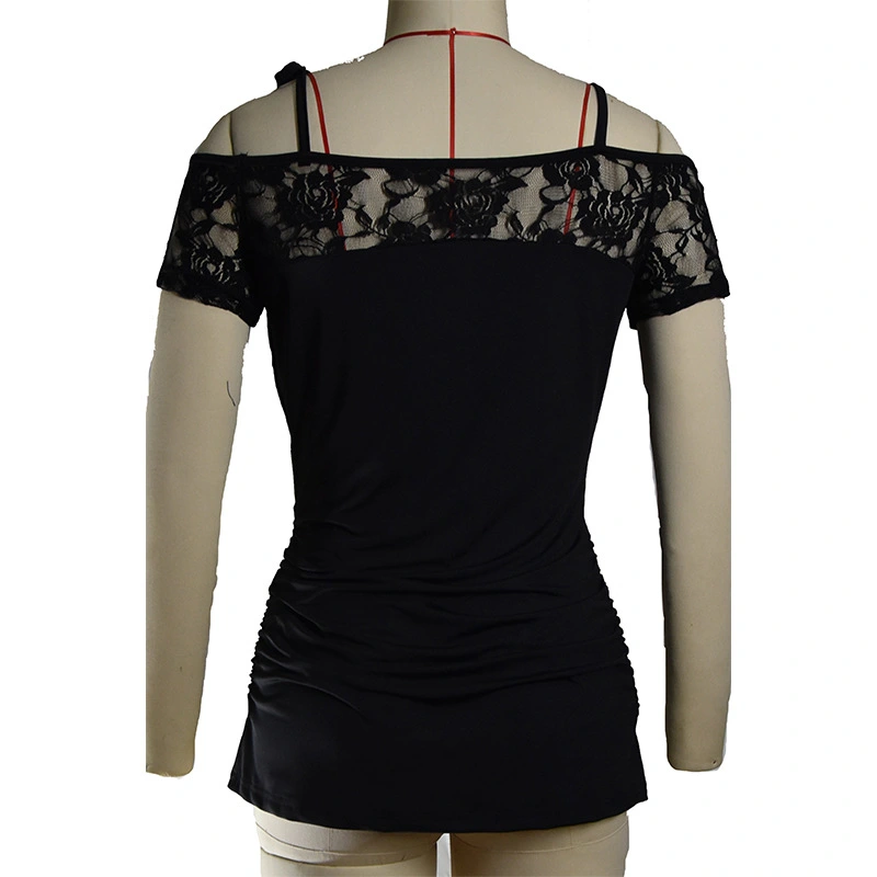 Knitted Stitched Rayon Suspender Top