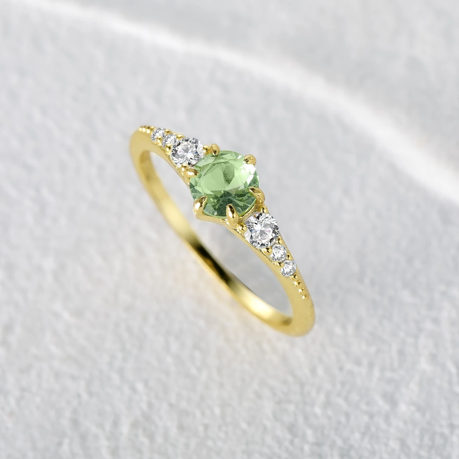 Keisha Diamond Pearl Ring