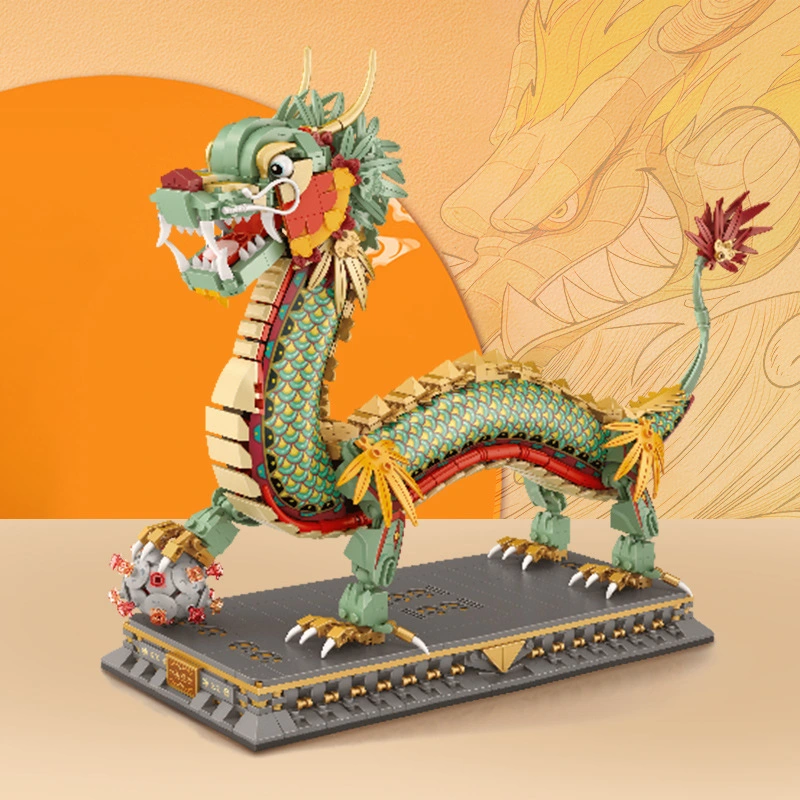 Puzzle Small Particles Assembled Toys Chinese Style Model Gift