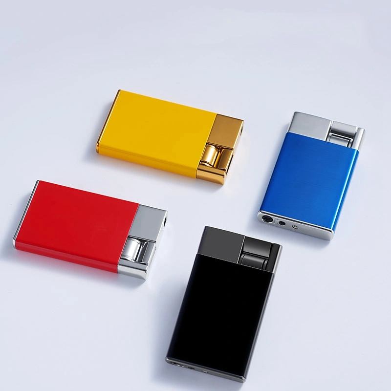 Creative Blue Flame Of Lever-press Inflatable Lighter