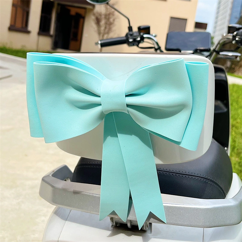 Electric Car Cute Back Seat Decorative Bow Jewelry Accessories