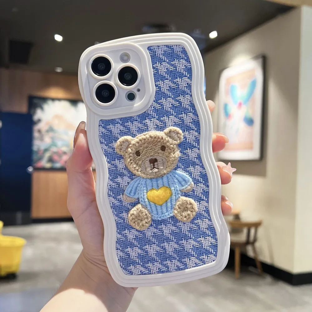 Fashion Three-dimensional Bear Phone Case