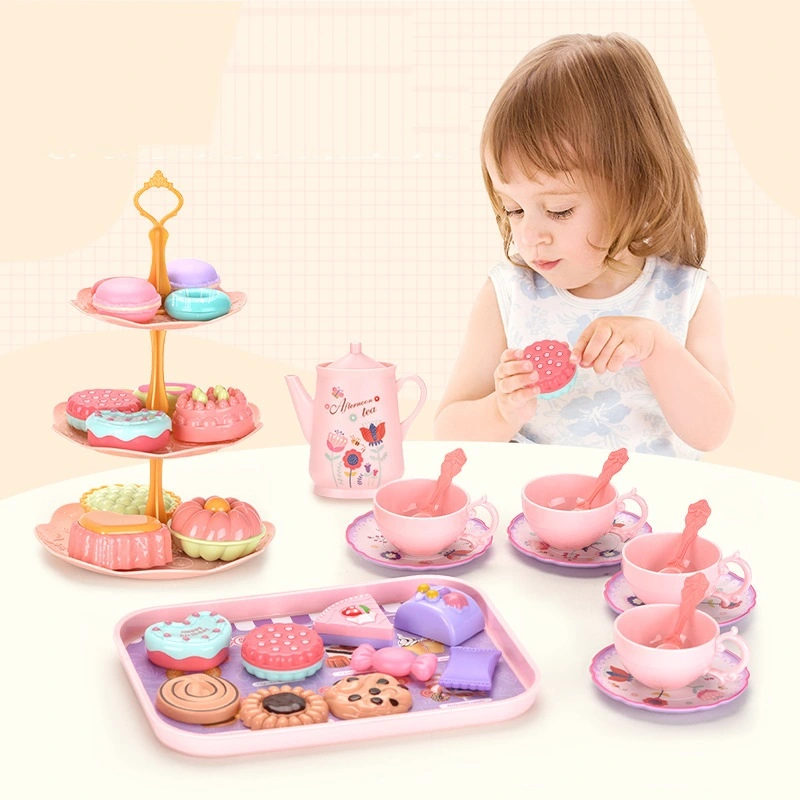 Girl Play House Simulation Food Dessert Cake Toy Gift Box Set