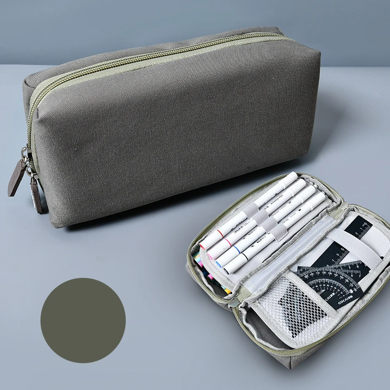 Fashion Simple Folio Large Capacity Stationery Bag