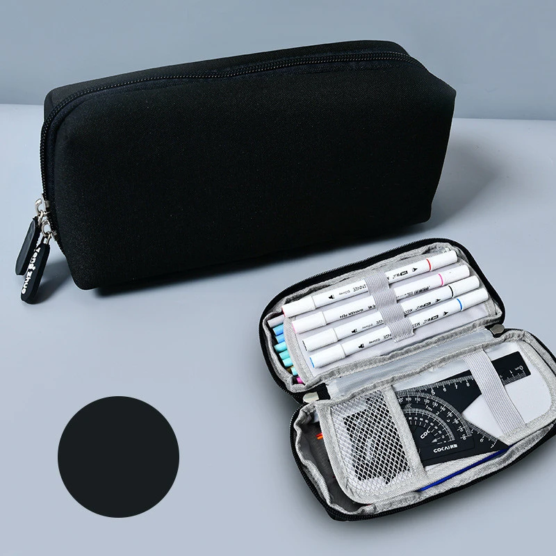 Fashion Simple Folio Large Capacity Stationery Bag
