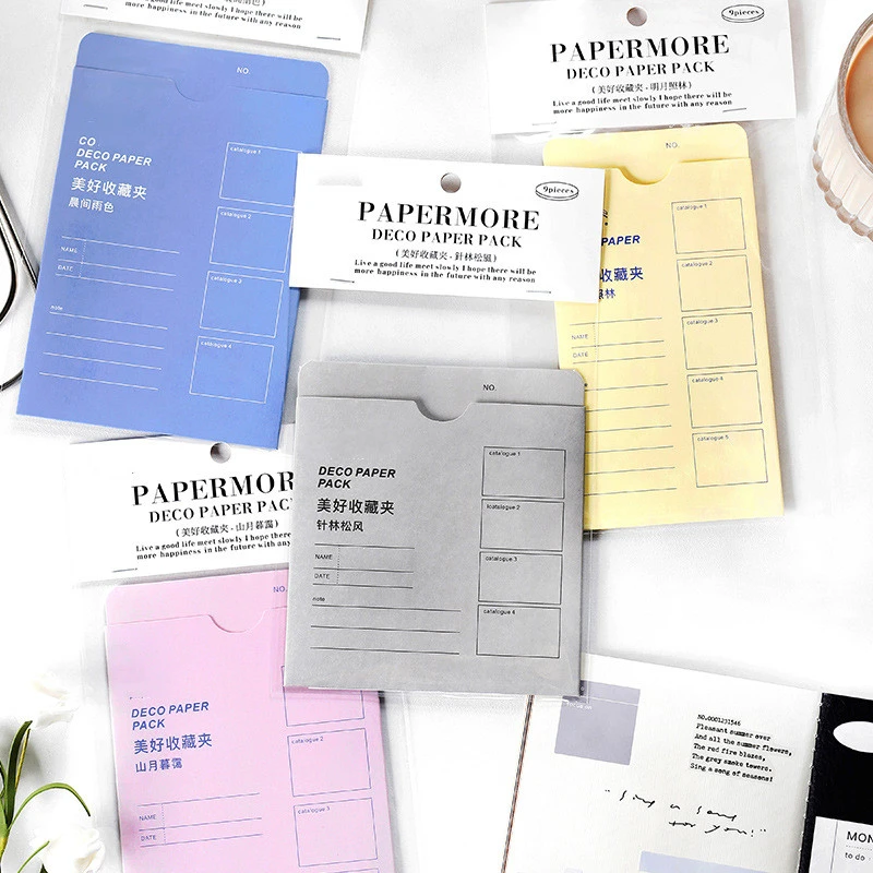 Simple And Fresh Handbook DIY Material Stickers