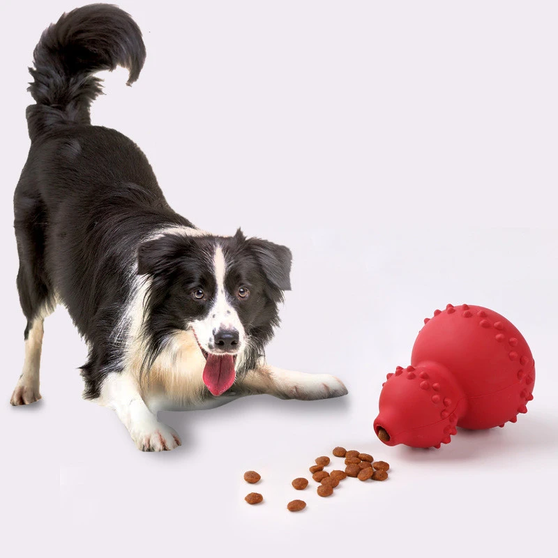 Zinc Pet Food Leakage Toy Rubber Tear-resistant Puzzle