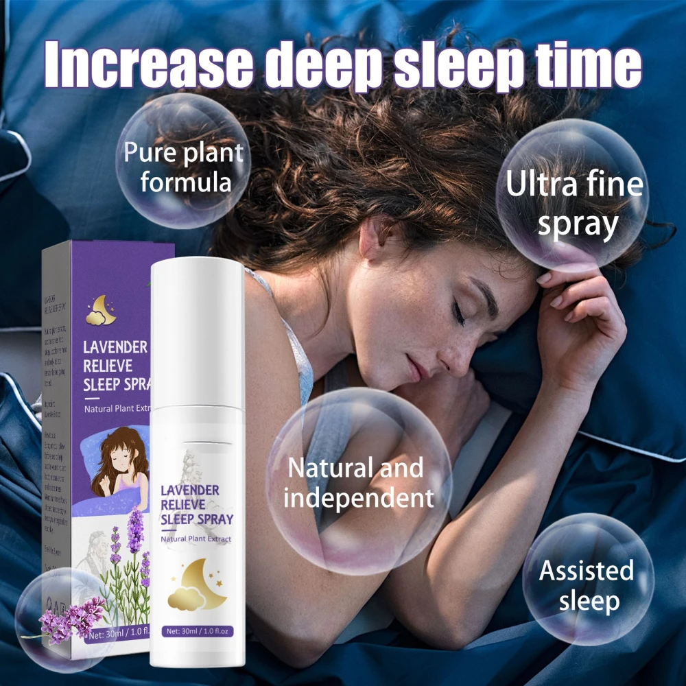 Relieve Exhaustion Stay Up Late Anxiety Light Sleep Peace Of Mind Sleep Spray