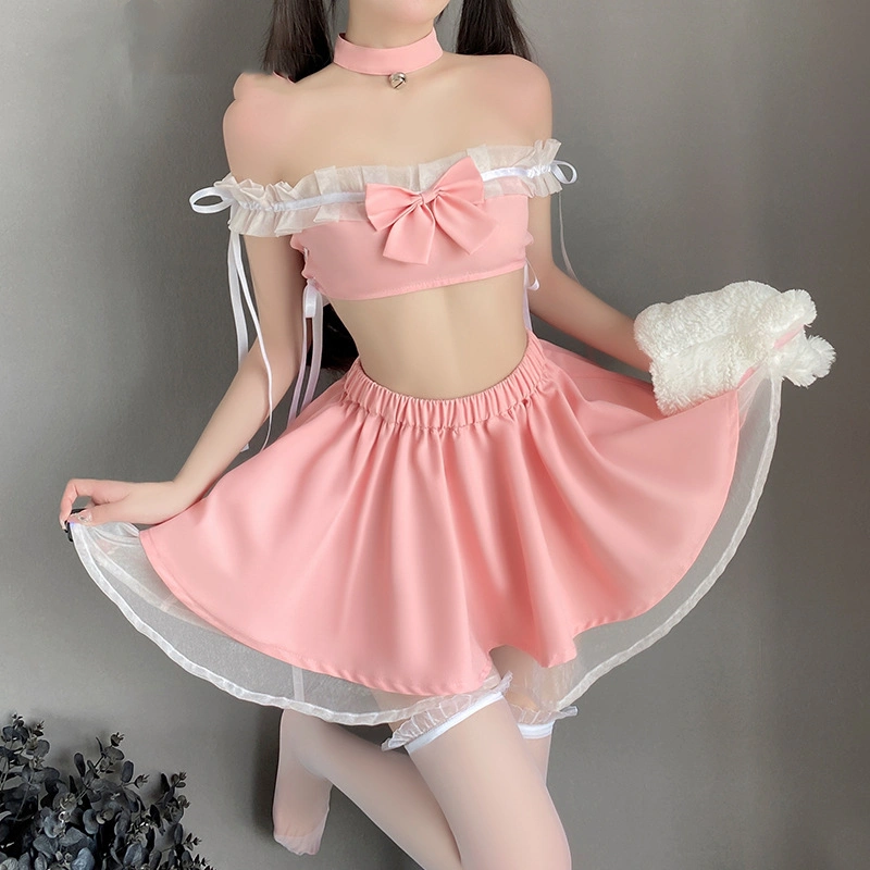 Fashion Bow Cat Girl Uniform Set