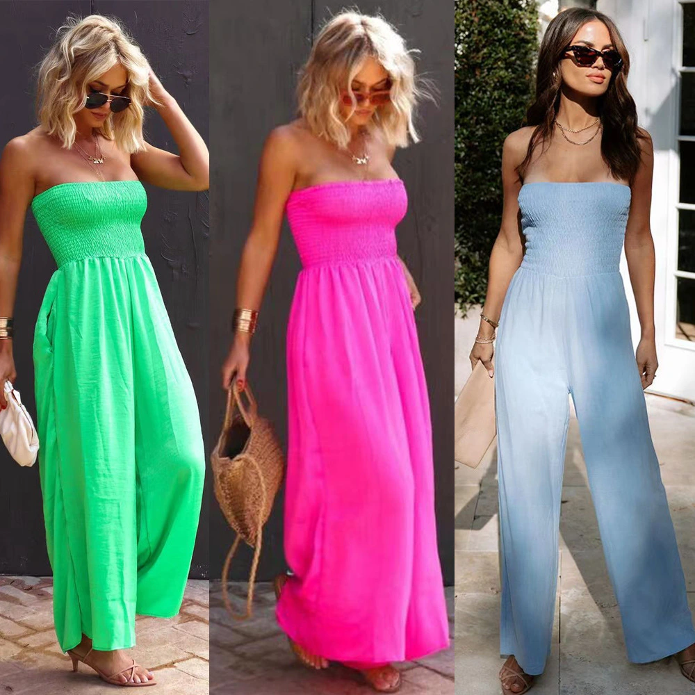 Women's Fashion Wide Leg Jumpsuit