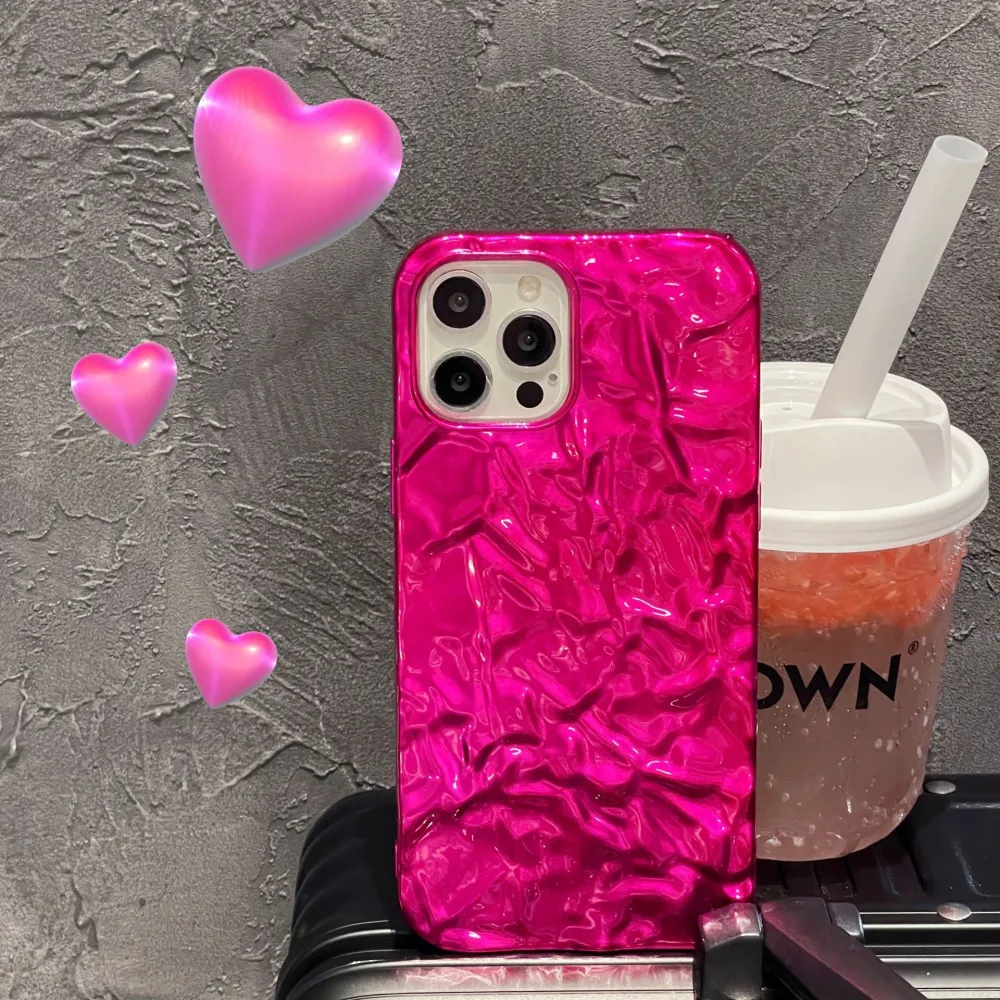 Crystal Rose Ruffle Phone Case