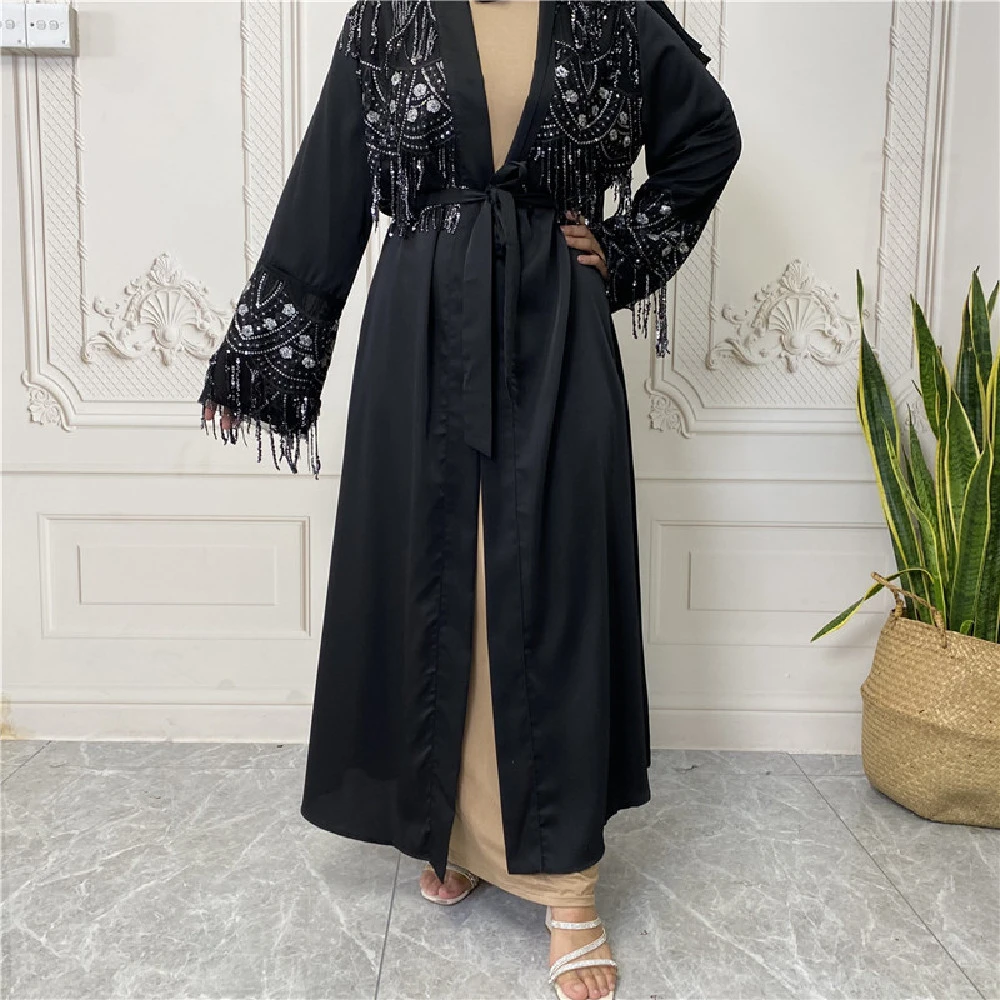 Women's Mesh Bead Loose Dress