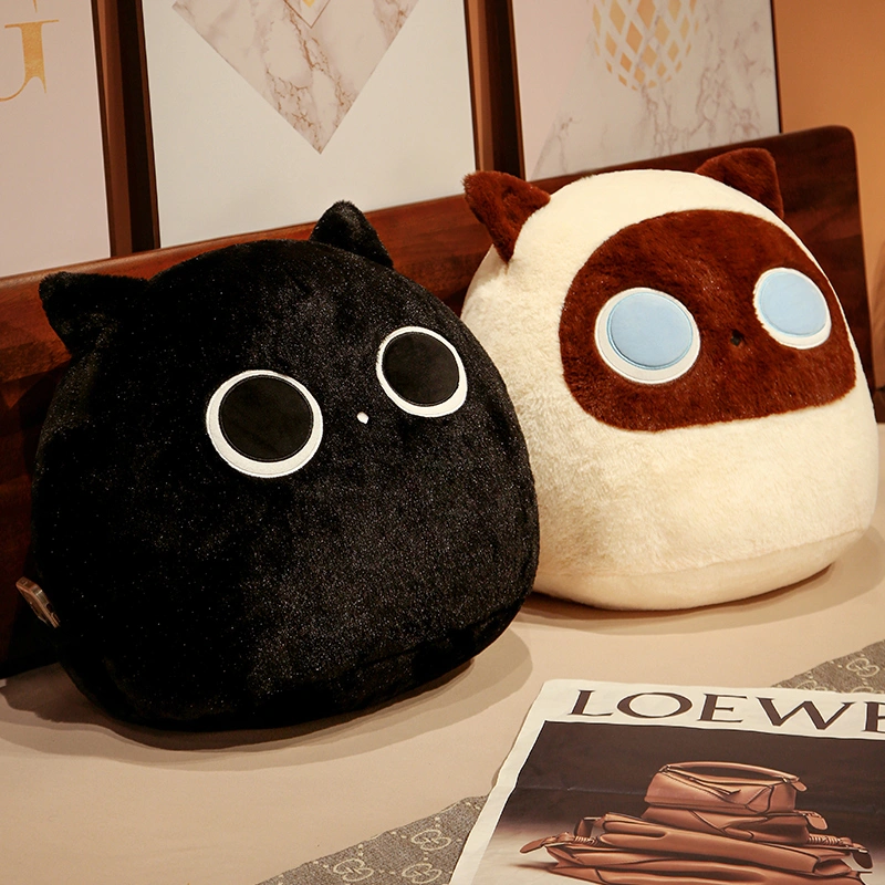 Japanese Sofa With Cat Doll And Cute Animal Pillow At The Waist