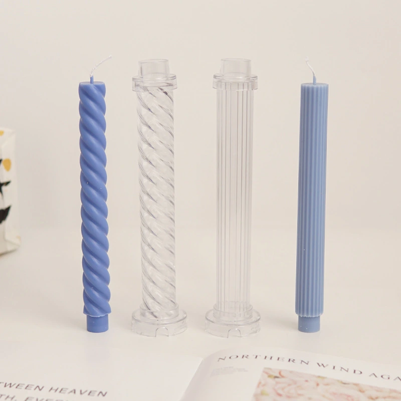 DIY Aromatherapy Candle Spiral Long Rod Acrylic Mold