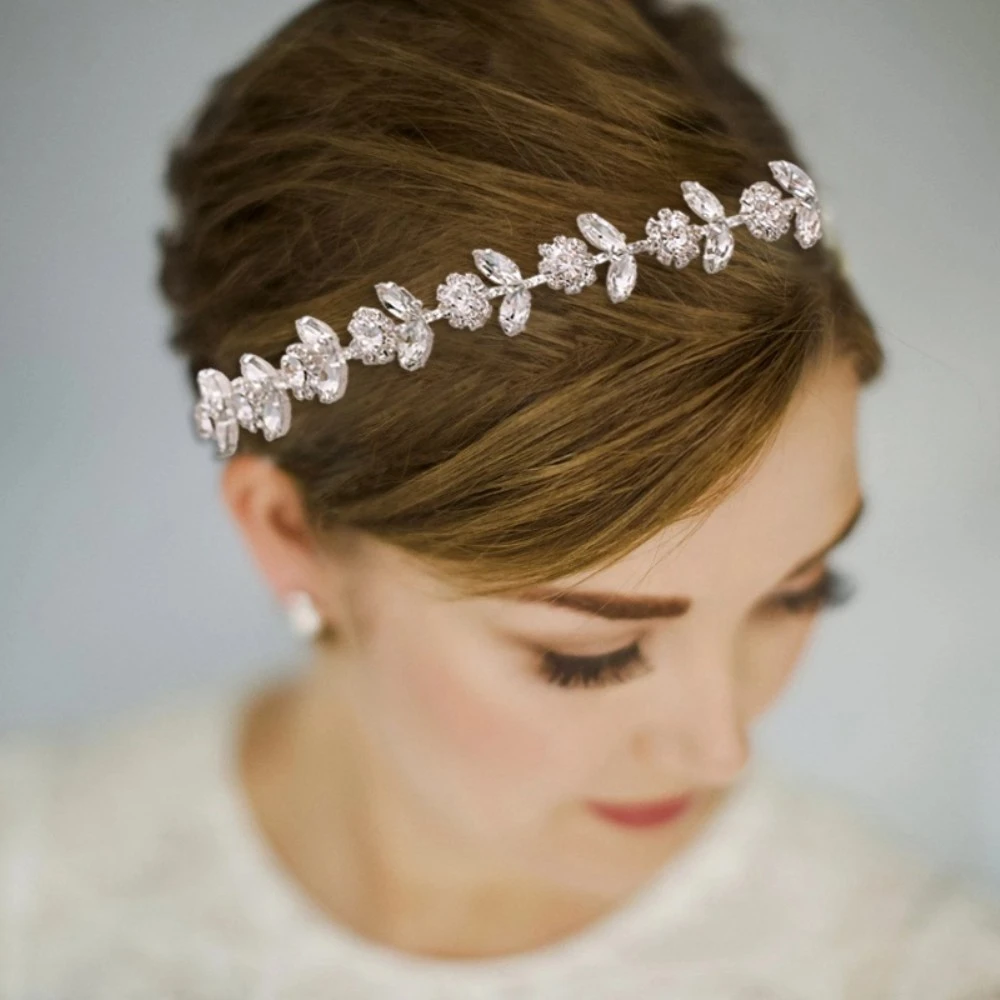 New Alloy Sun Flower Rhinestone Headband