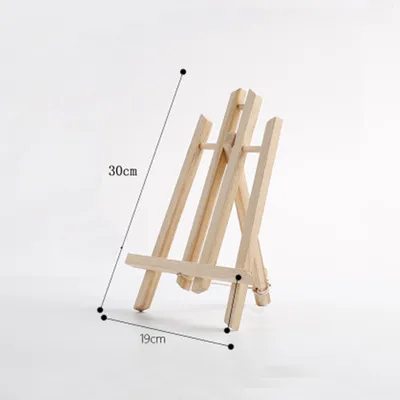 Wood easel stand