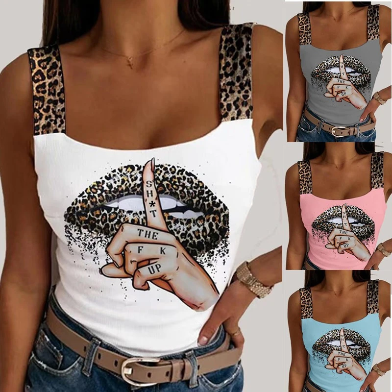 Summer New Women's Printing Vest