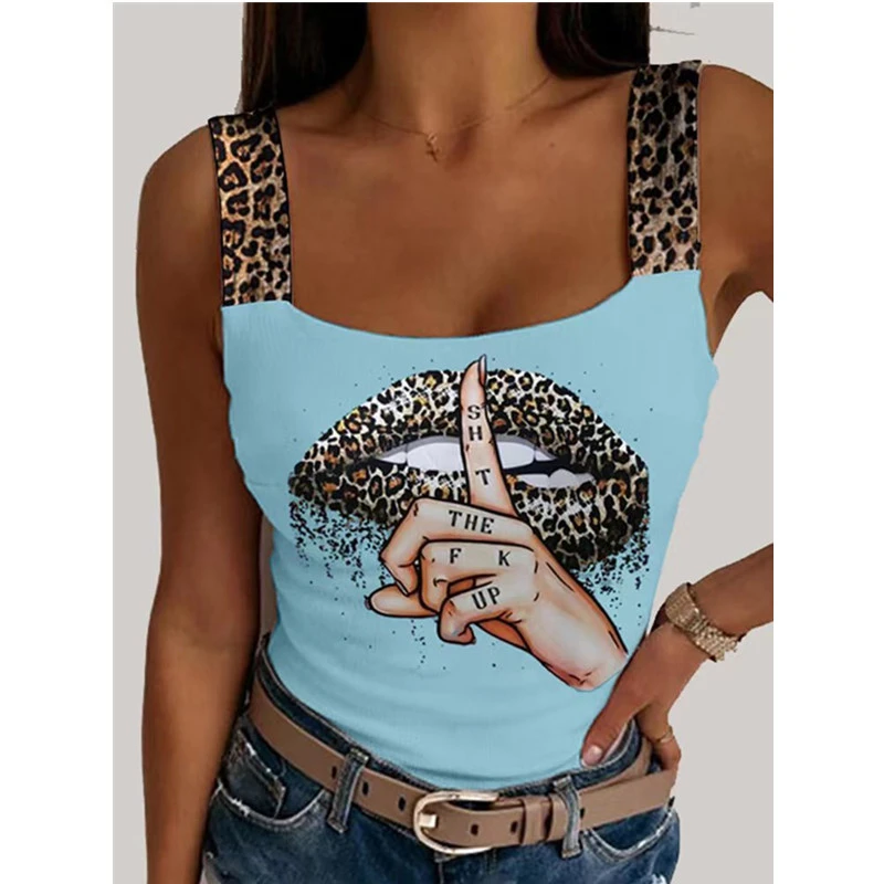 Summer New Women's Printing Vest