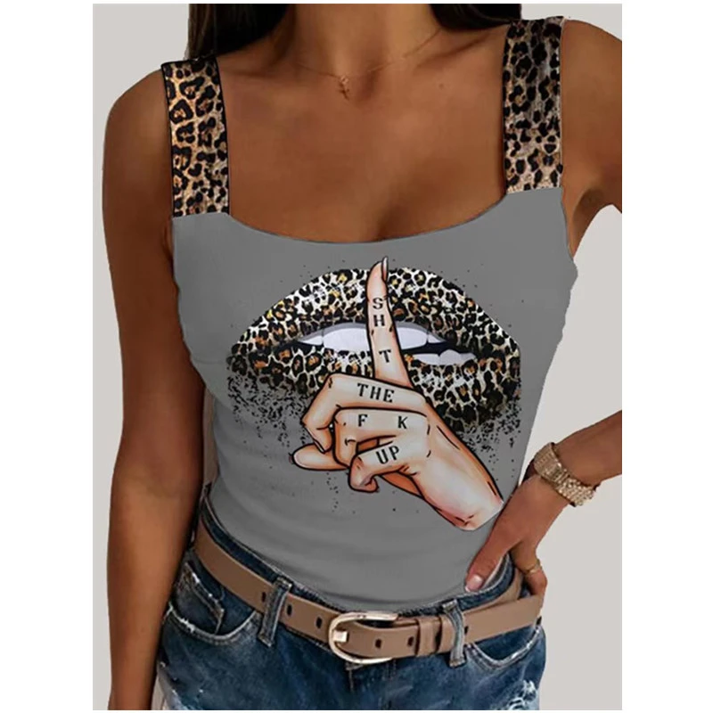 Summer New Women's Printing Vest