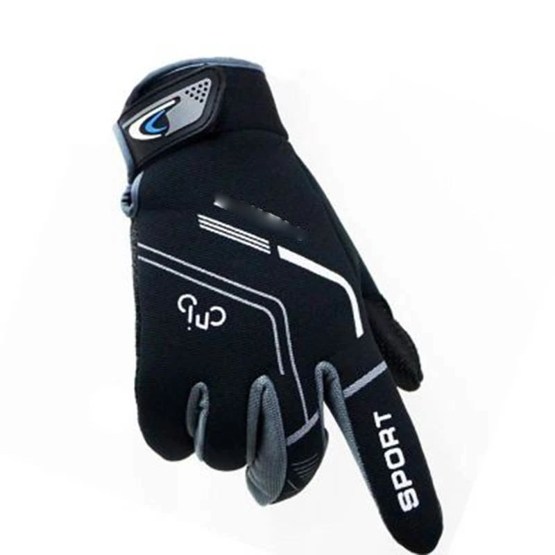 Men's Riding Full Finger Outdoor Sports And Casual Non-slip Wear-resistant Motorcycle Bicycle Gloves