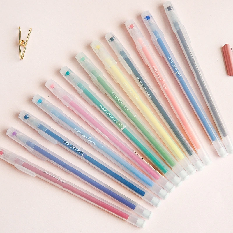 Simple Frosted Transparent Neutral Water Powder Pen 0.5mm