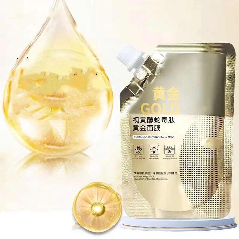 Retinol Snake Venom Peptide Golden Facial Mask Moisturizing And Moisturizing