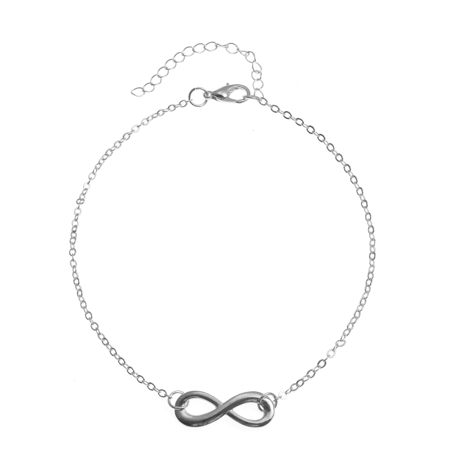 Summer Good Luck Digital 8-word Anklet Simple Foot Ornaments