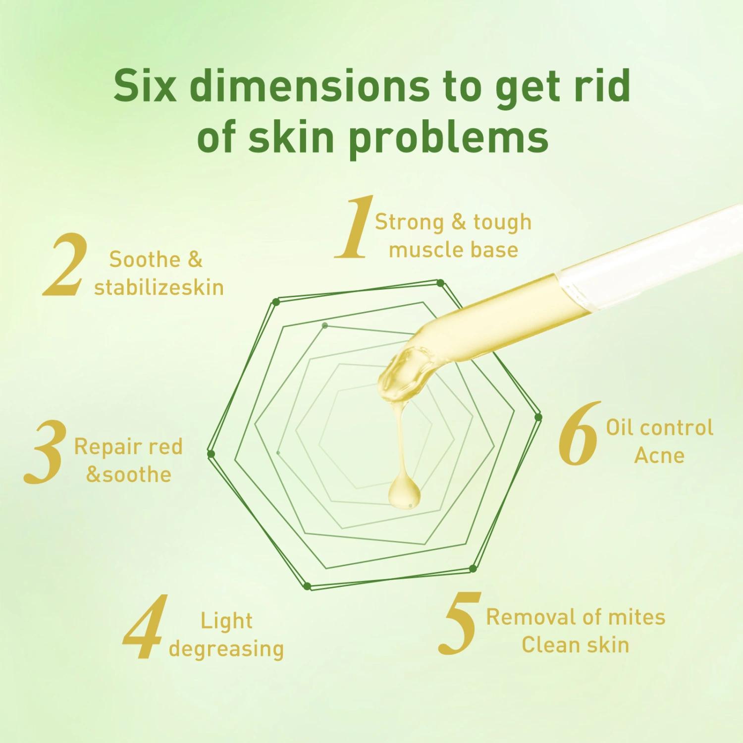 Remove Face Oil Acne Gentle Moisturizing Acne Pit Repair Liquid Fade Face Acne Marks Essential Oil