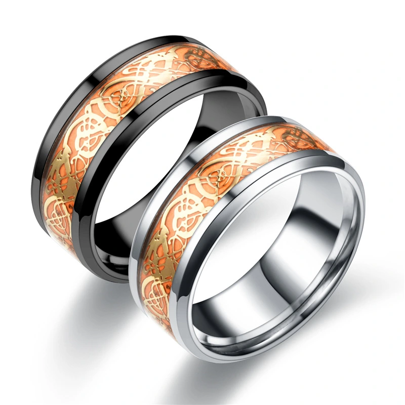 Fashion Stainless Steel Luminous Ring