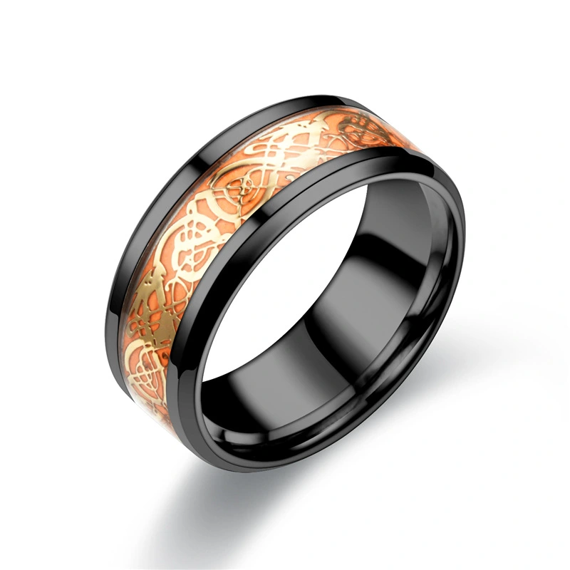Fashion Stainless Steel Luminous Ring