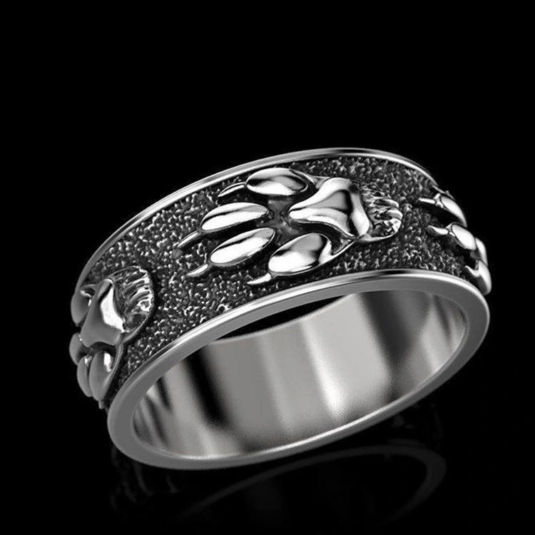 Fashion Vintage Titanium Steel Ring