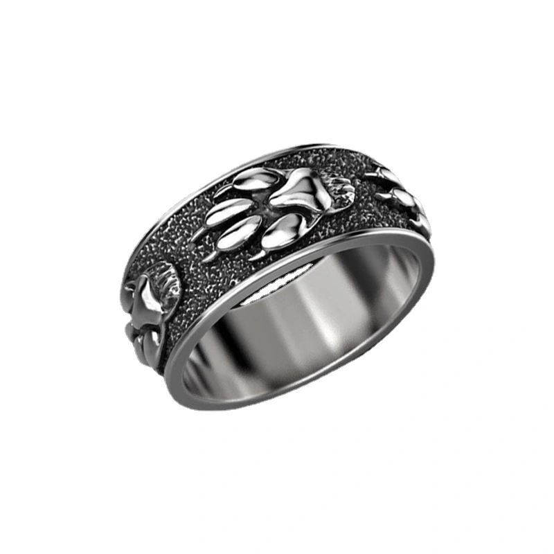 Fashion Vintage Titanium Steel Ring