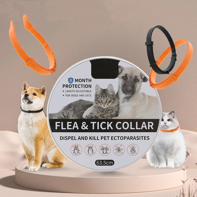 Silicone Pet Collar To Repel Insects Lice Mosquitoes