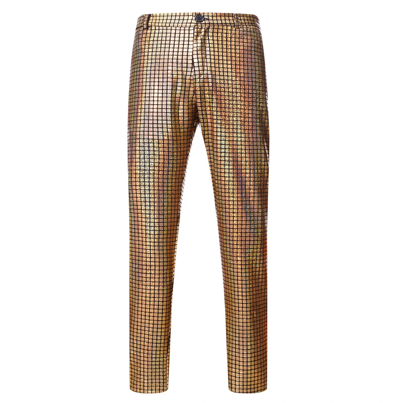 Men's Fashion Casual Simple Foil Pants