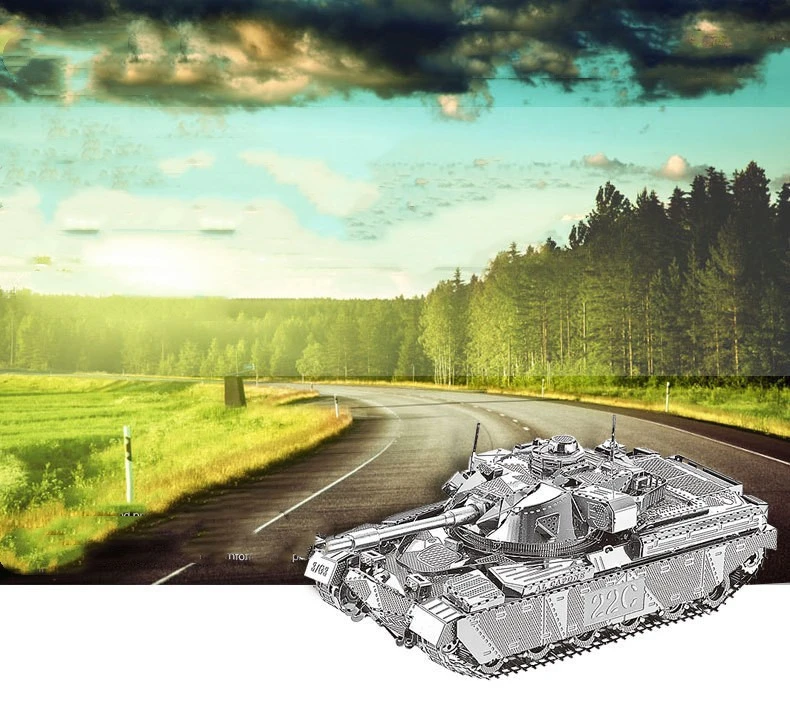 3D Metal Assembly Model DIY Puzzle Puzzle I21142 MK50 Chieftain Tank