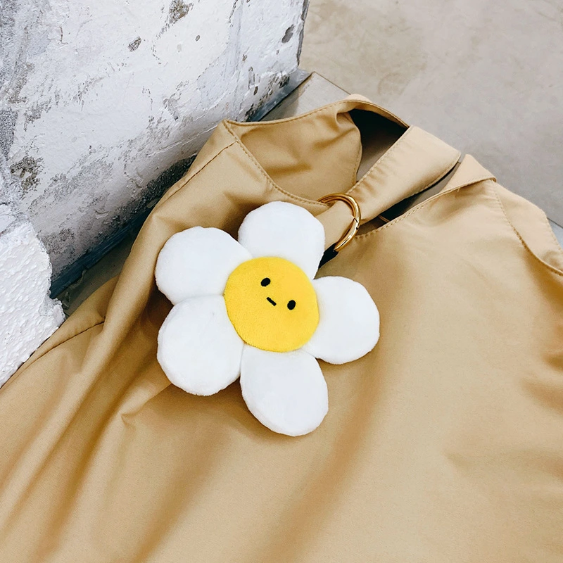 Creative Cute Sunflower Shape Plush Doll Pendant